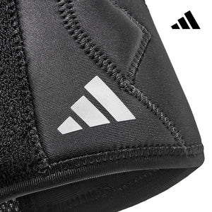 【Adidas 愛迪達】可調式綁帶護膝-S~XL