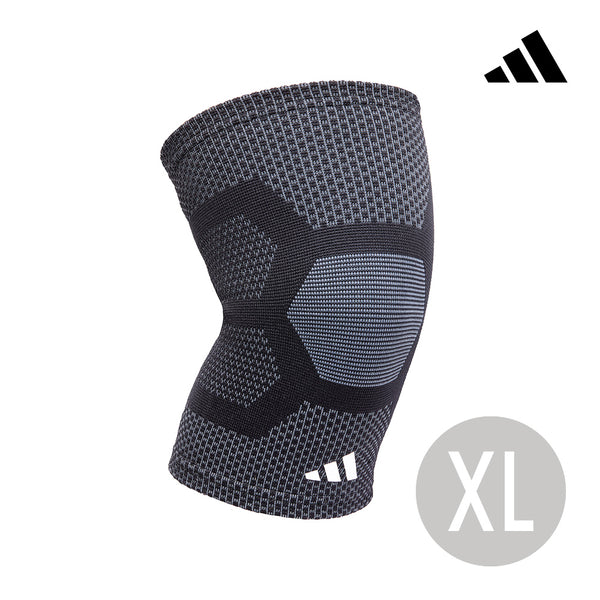 【Adidas 愛迪達】針織壓縮運動護膝-S~XL