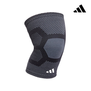 【Adidas 愛迪達】針織壓縮運動護膝-S~XL