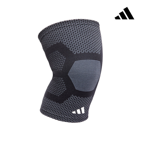 【Adidas 愛迪達】針織壓縮運動護膝-S~XL
