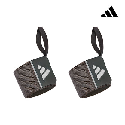 【Adidas 愛迪達】彈力纏繞式訓練護腕(一副)
