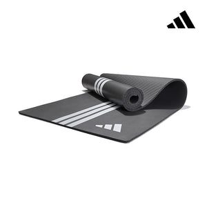 【Adidas 愛迪達】防滑訓練瑜珈墊-8mm(經典黑)