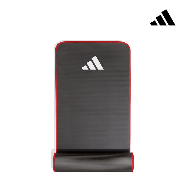 【Adidas 愛迪達】專業加厚訓練運動墊-10mm(紅/灰)