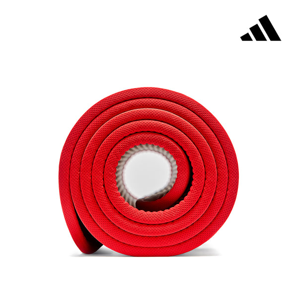【Adidas 愛迪達】專業加厚訓練運動墊-10mm(紅/灰)