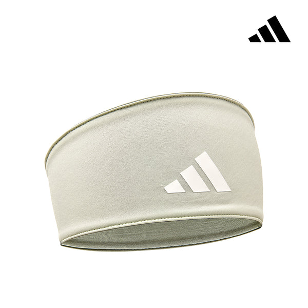 【Adidas 愛迪達】雙面高彈性吸汗頭帶(春芽綠)