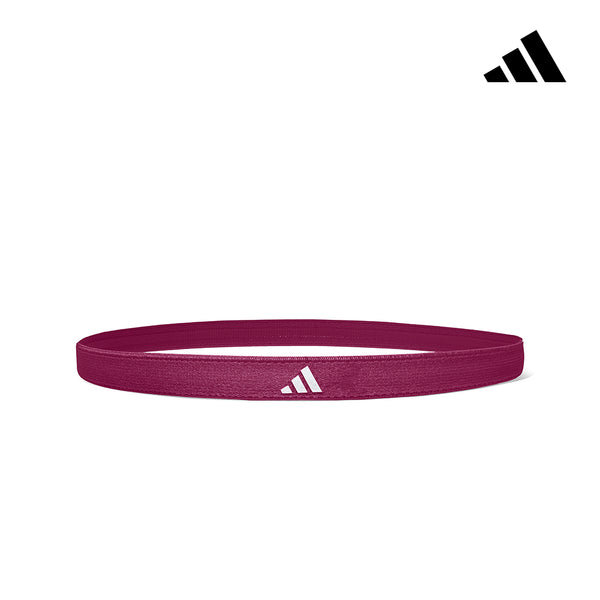 【Adidas 愛迪達】止滑運動髮帶組(夜空黑/ 銀霧灰 / 樹莓紅)