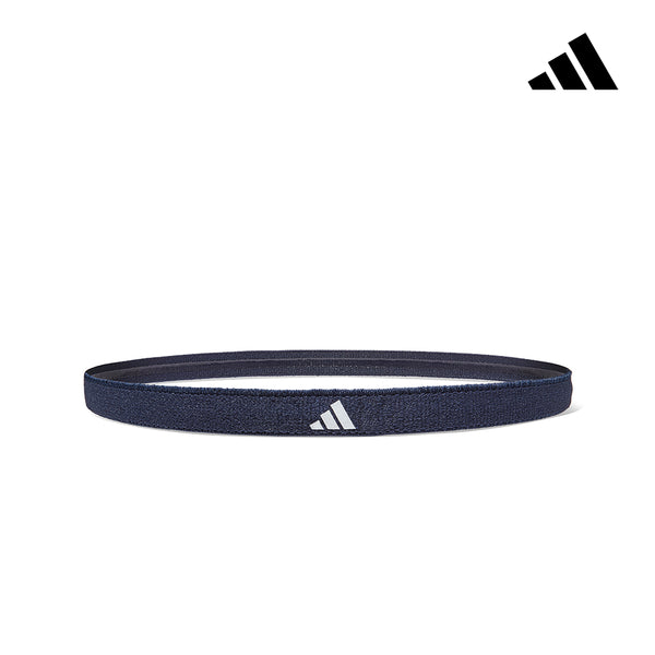 【Adidas 愛迪達】止滑運動髮帶組(簡約白/珊瑚橘/海軍藍)