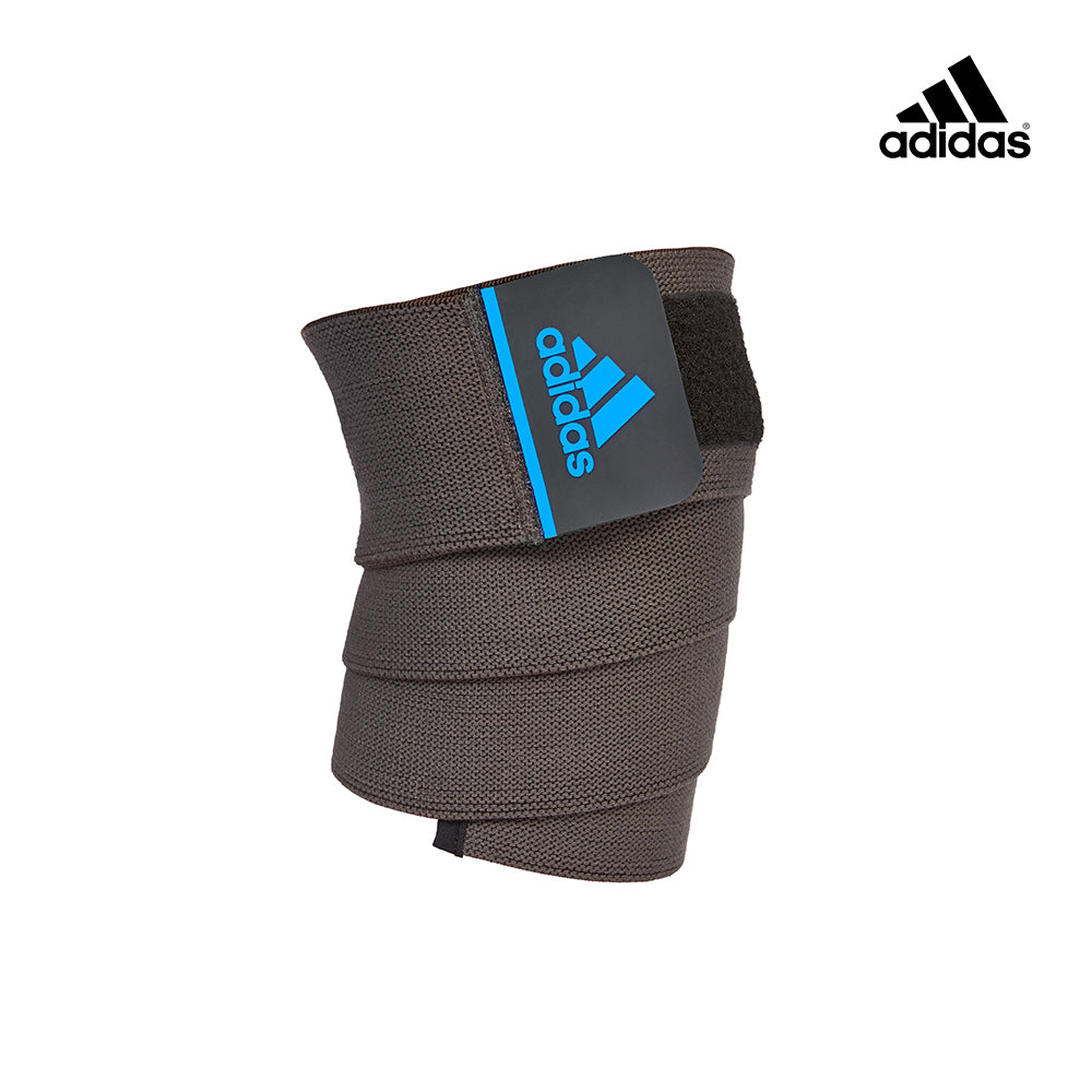 【Adidas 愛迪達】彈力纏繞式訓練護帶(藍)