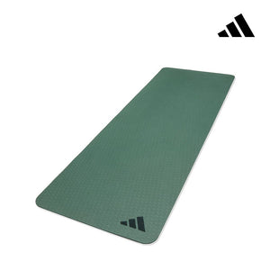 【Adidas 愛迪達】環保壓紋瑜珈墊-4mm(五色)