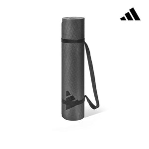 【Adidas 愛迪達】環保壓紋瑜珈墊-6mm