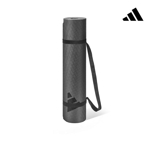 【Adidas 愛迪達】環保壓紋瑜珈墊-6mm