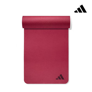 【Adidas 愛迪達】環保壓紋瑜珈墊-10mm