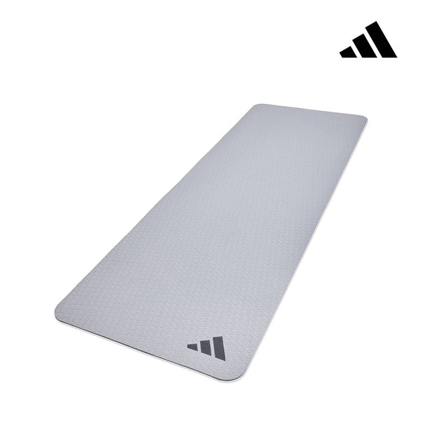 【Adidas 愛迪達】環保壓紋瑜珈墊-4mm(五色)