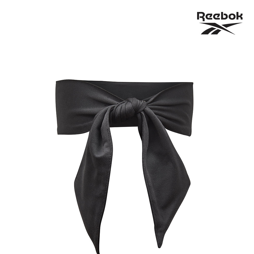 【福利品】Reebok 輕薄透氣運動頭巾(黑)