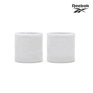【福利品】Reebok棉質舒適運動護腕(黑/白)
