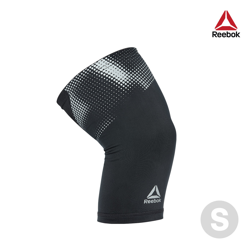 【Reebok】輕量透氣運動護膝(黑)-S/L
