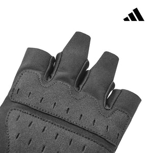 【Adidas 愛迪達】專業透氣訓練手套(黑)-XS~XL