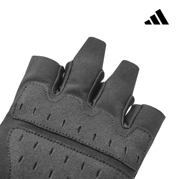 【Adidas 愛迪達】專業透氣訓練手套(黑)-XS~XL