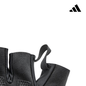 【Adidas 愛迪達】防滑短指手套(格調灰)-S~L