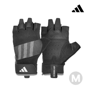 【Adidas 愛迪達】專業透氣訓練手套(黑)-XS~XL
