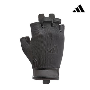 【Adidas 愛迪達】基礎透氣訓練手套(黑)-XS~XL