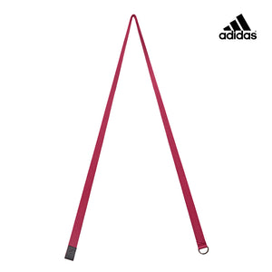 【Adidas 愛迪達】編織瑜珈伸展帶(胭脂紅)