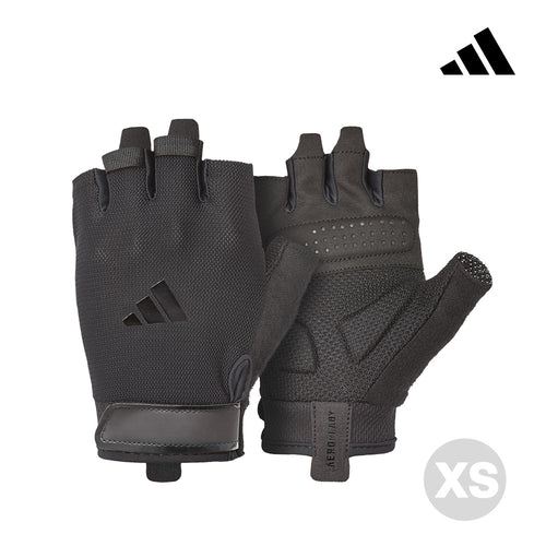 【Adidas 愛迪達】基礎透氣訓練手套(黑)-XS~XL