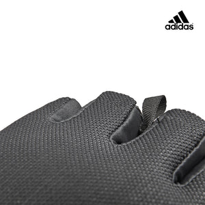 【Adidas 愛迪達】可調式透氣短指訓練手套(白)-S~XL