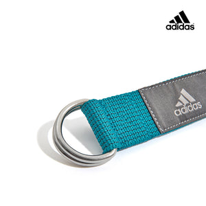 【Adidas 愛迪達】編織瑜珈伸展帶(孔雀藍)